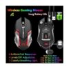 Teclado y ratón inalámbrico RGB para juegos teclado