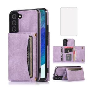 NKECXKJ Funda tipo cartera para Samsung Galaxy S22 5G con_1
