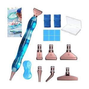 Kit de 17 bolígrafos de pintura de diamante con puntas de