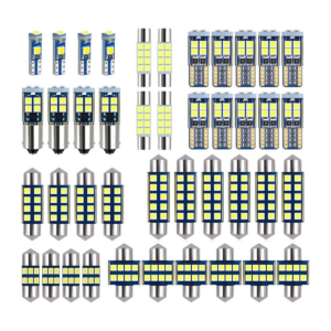 EBAIFUN Paquete de 42 bombillas LED blancas de 12 V DE3175_1