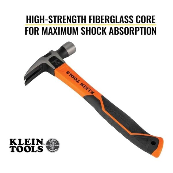 Klein Tools H80816 Martillo de garra recta de 16 onzas_3