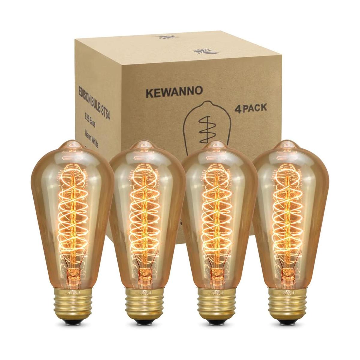 Bombillas Edison ST64 bombilla incandescente de 40 W