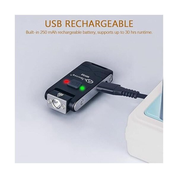 LIGHTFE Linterna recargable rotación de 180 de cabeza de_3