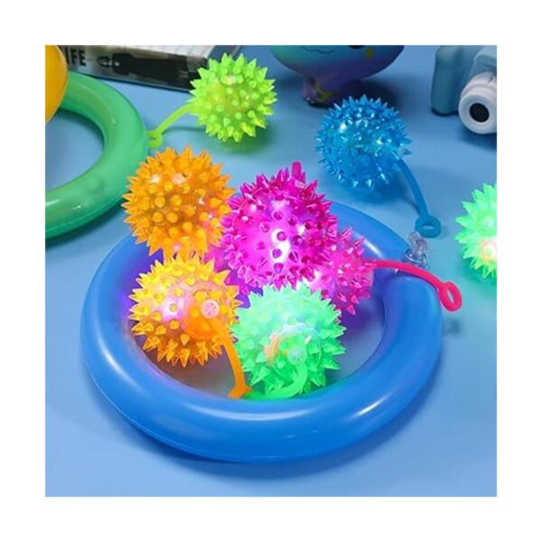 Bola LED iluminada con forma de punta y bola que parpadea_2