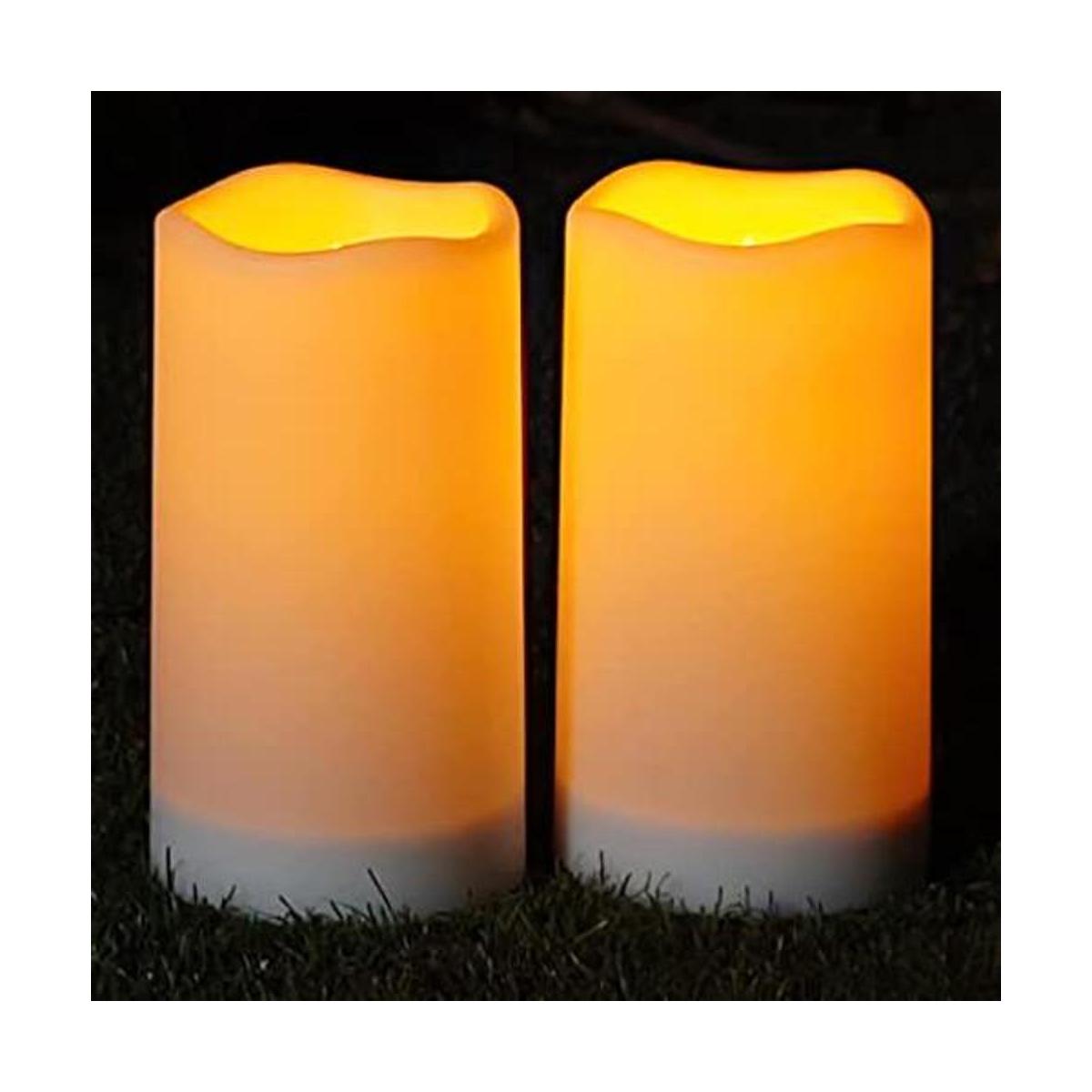 Homemory Velas solares impermeables para exteriores solo