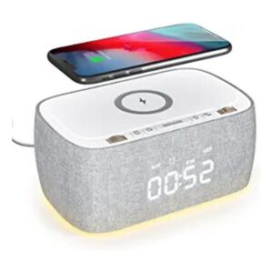 EZVALO Alarm Clock with Wireless ChargerMultifunctional_1