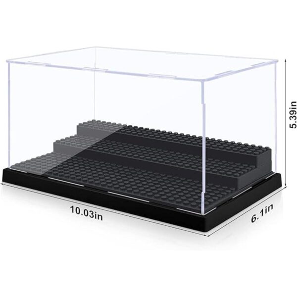 Minifigure Display Case for Action Figures Blocks Clear_2