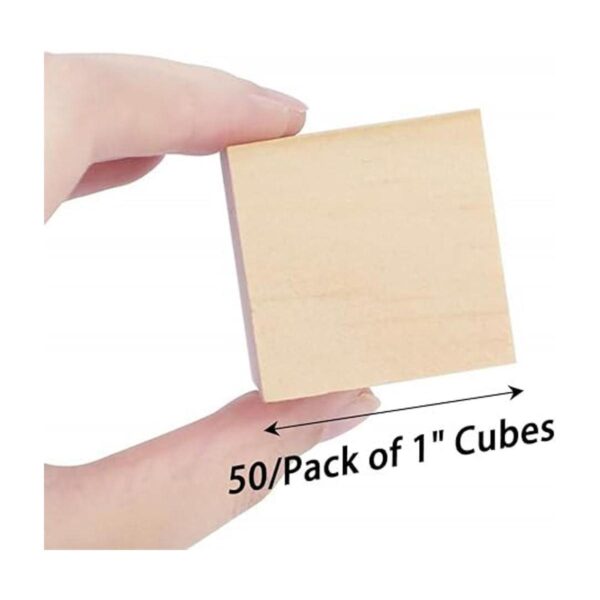 Bloques de madera para manualidades cubos de madera sin