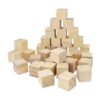 Bloques de madera para manualidades cubos de madera sin