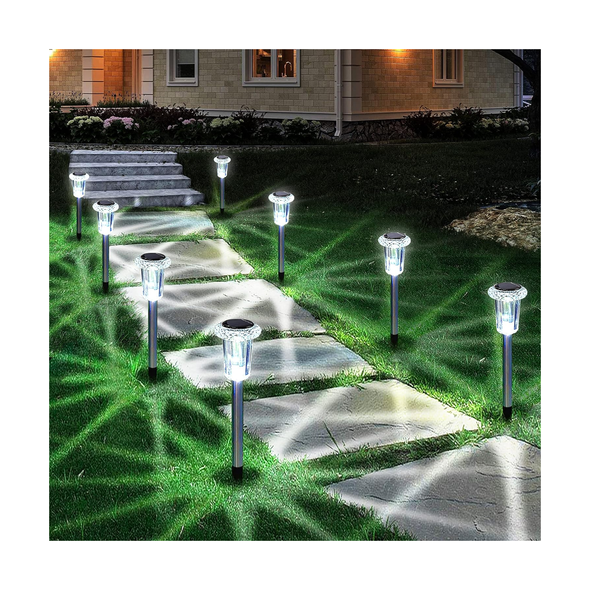 Luces solares para exteriores paquete de 10 luces solares