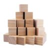 Bloques de madera para manualidades cubos de madera sin
