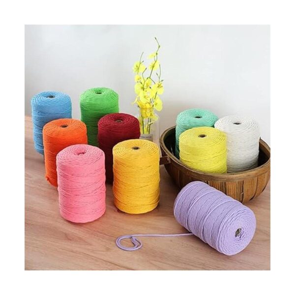 Cordón de macramé de 0.118 in x 328 yardas cuerda de