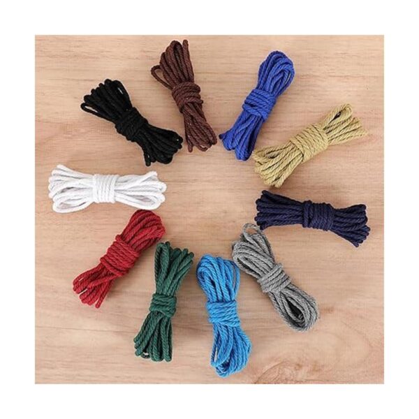 Cordón de macramé de 0.118 in x 328 yardas cuerda de