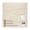 Cordón de macramé de 0.118 in x 328 yardas cuerda de