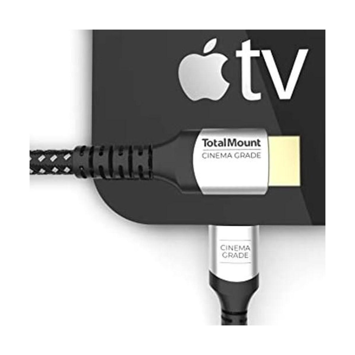 TotalMount Grado de cine Cable HDMI chapado en oro para