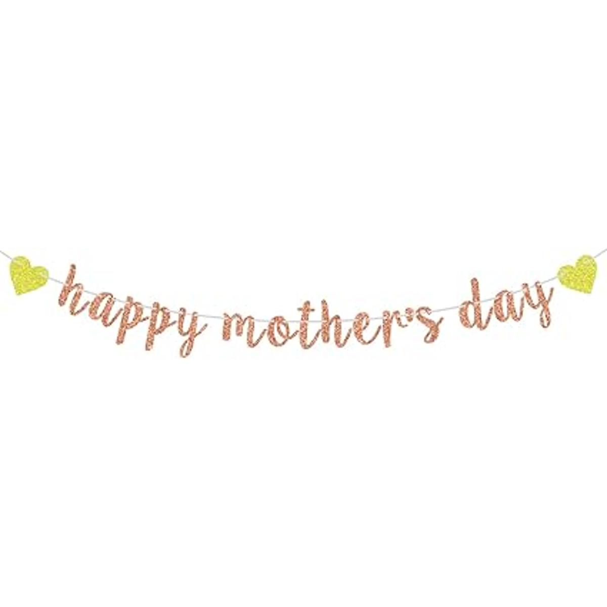Cartel de felicitación para el día de la madre con