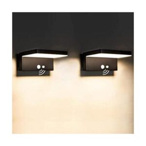 BRIMMEL Luces solares de pared de aluminio para