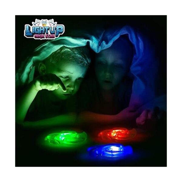 Juego de volantes Ninja iluminados 3 estrellas_3