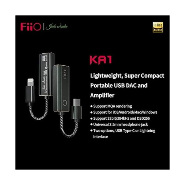 FiiO JadeAudio KA1 Amplificador de auriculares pequeño_2
