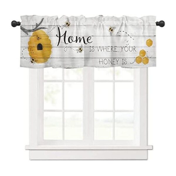 Bees Honey Cortina opaca para ventana Home is Where Your_1