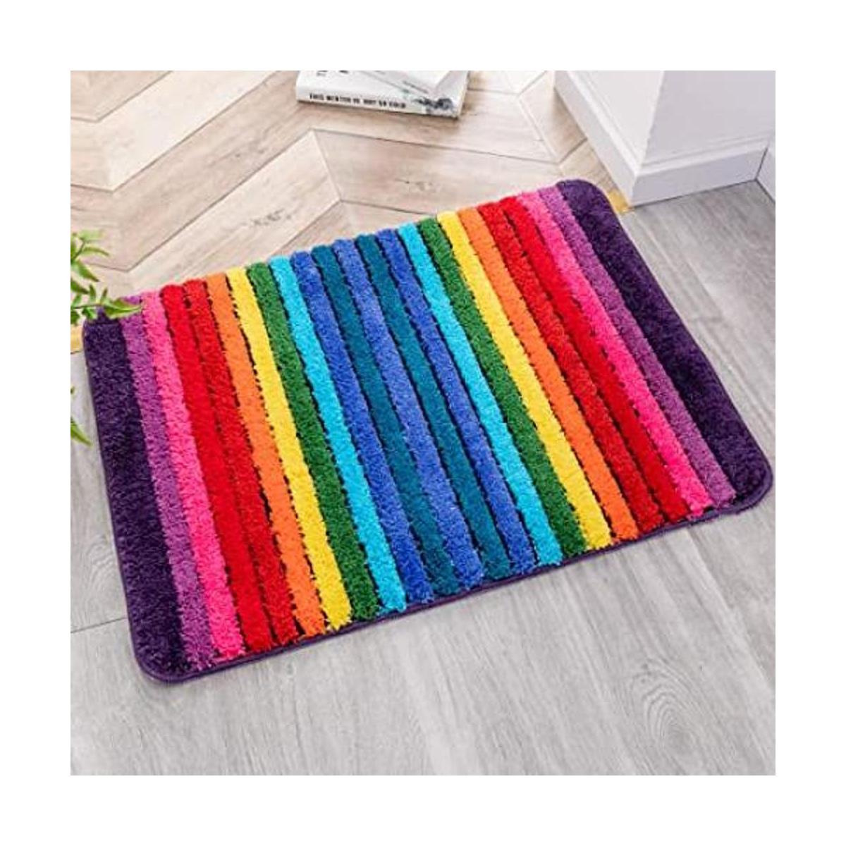 NIENLCIP Coloridas alfombras de baño con diseño de