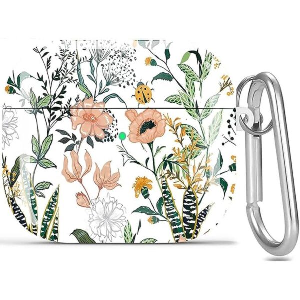 Funda para Airpods de 3 generación diseño de flores de