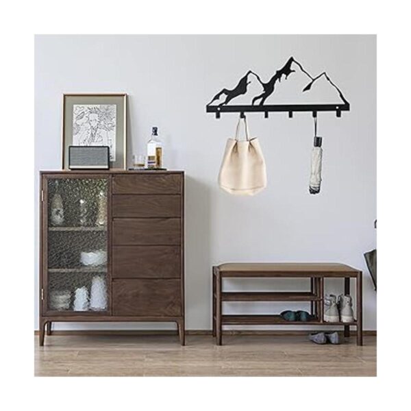 Perchero de pared soporte para llaves de entrada ganchos