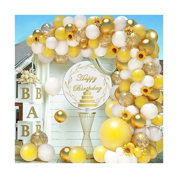 Kit de arco de guirnalda de globos de girasol de 18_2