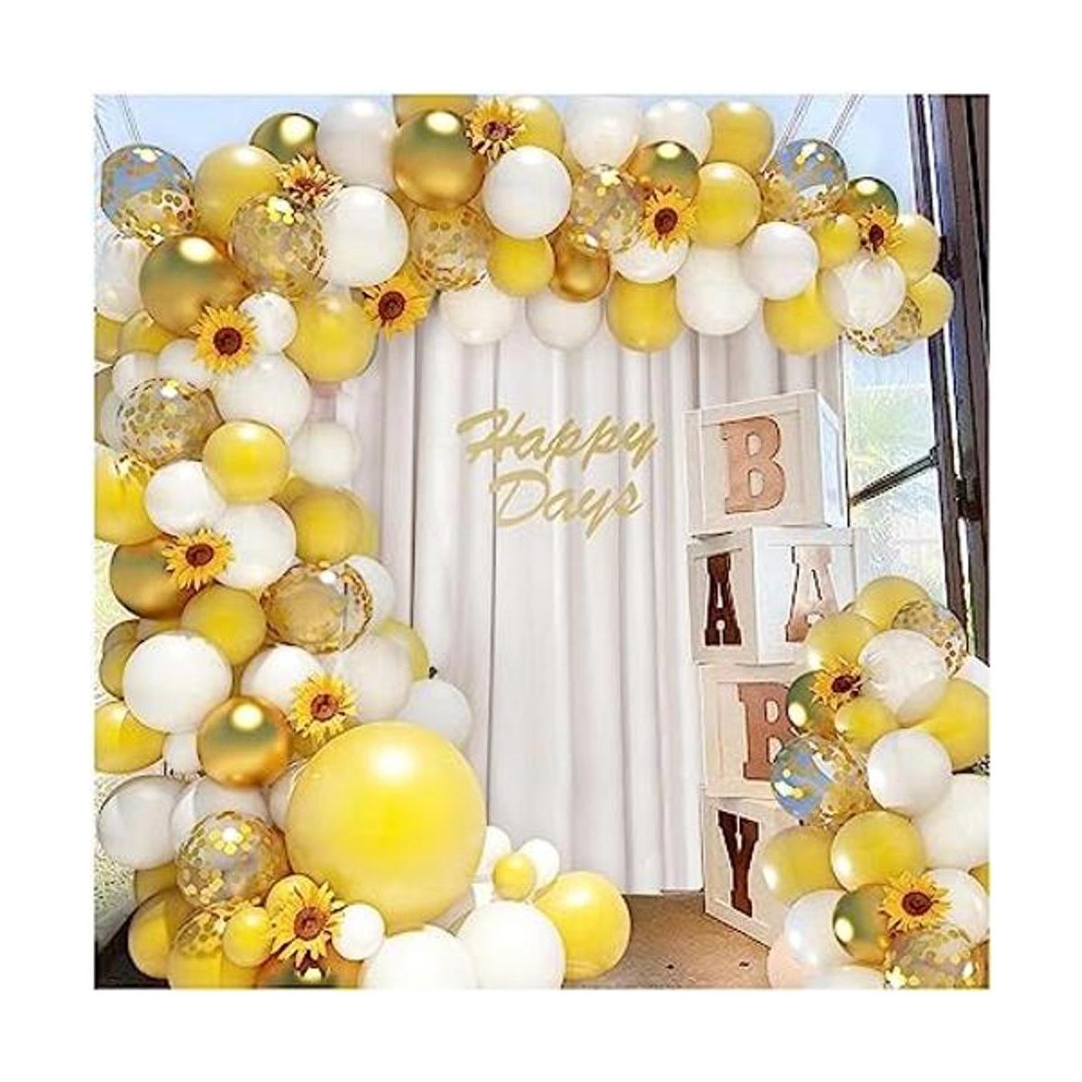 Kit de arco de guirnalda de globos de girasol de 18