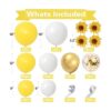 Kit de arco de guirnalda de globos de girasol de 18_4