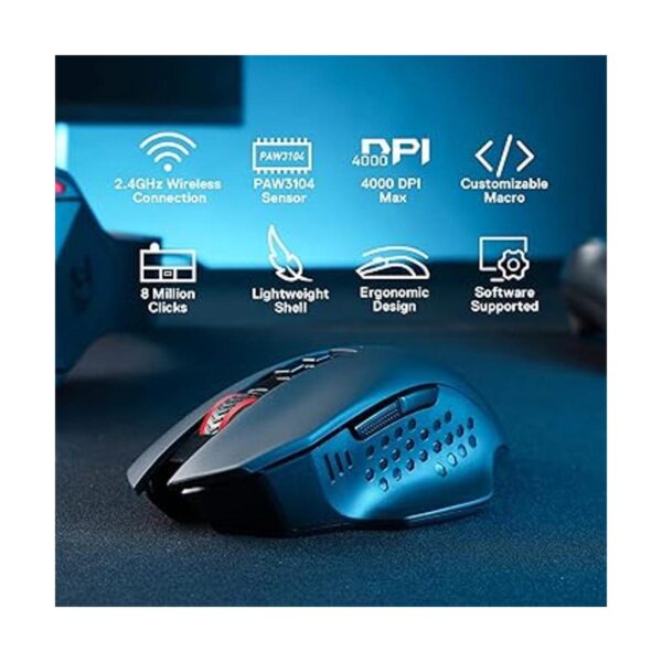 Redragon M656 Gainer Mouse inalámbrico para juegos 4000_3
