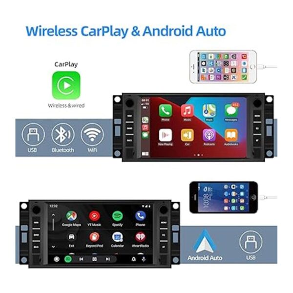 CarPlay Estéreo de coche para Jeep_3