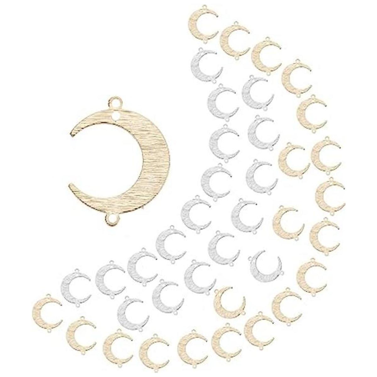 PH PandaHall 40 dijes de eslabones de luna colgantes de