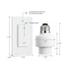 DEWENWILS Bombilla de control remoto con base E26 E27_3