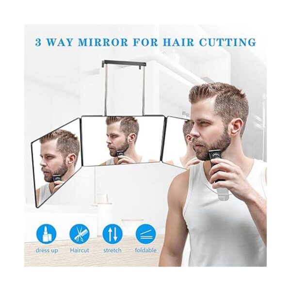 Espejo de 3 vías para auto corte de cabello espejo de_5