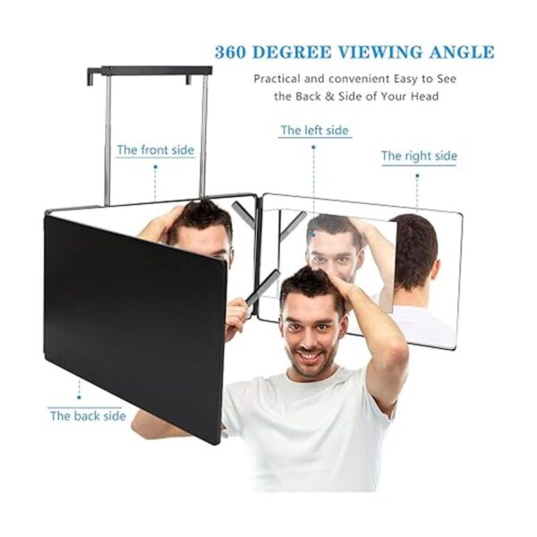 Espejo de 3 vías para auto corte de cabello espejo de_6