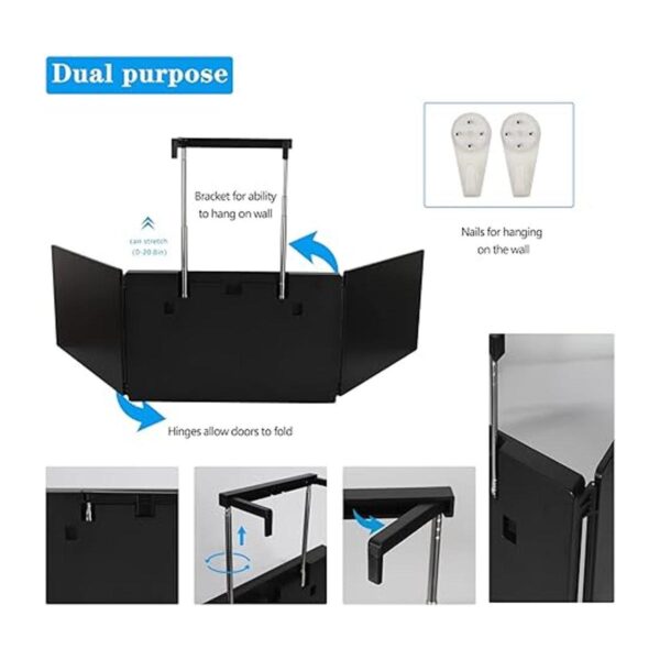 Espejo de 3 vías para auto corte de cabello espejo de_4
