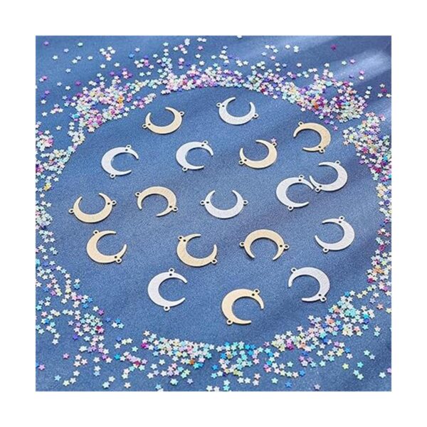PH PandaHall 40 dijes de eslabones de luna colgantes de_5