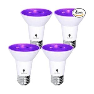 BlueX Paquete de 2 bombillas LED PAR20 moradas para_1