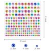 JKanruh 5504 calcomanías autoadhesivas de 30 colores de