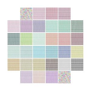 JKanruh 5504 calcomanías autoadhesivas de 30 colores de