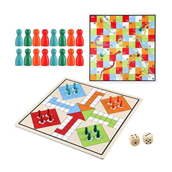 Juego de serpientes y escaleras 2 en 1 juego de juego_1