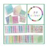 JKanruh 5504 calcomanías autoadhesivas de 30 colores de