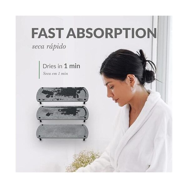 Momo Lifestyle Bathroom Sink Fast Drying Stone Sink Caddy_3