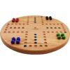 Juego de mesa de mármol de 14 pulgadas de diámetro madera_2