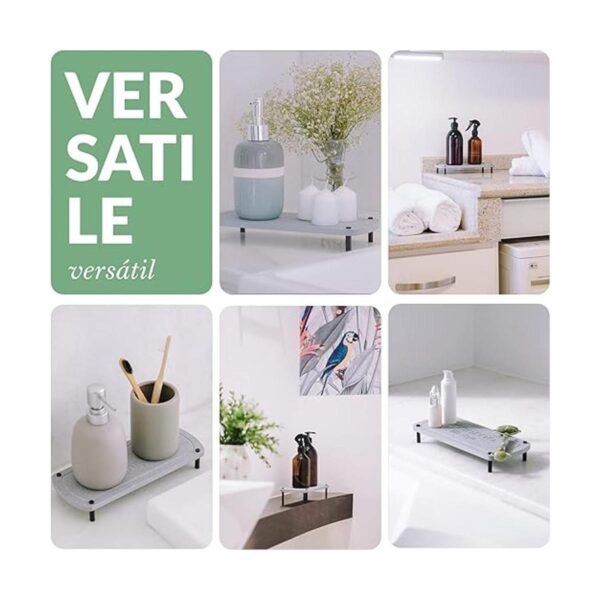 Momo Lifestyle Bathroom Sink Fast Drying Stone Sink Caddy_6