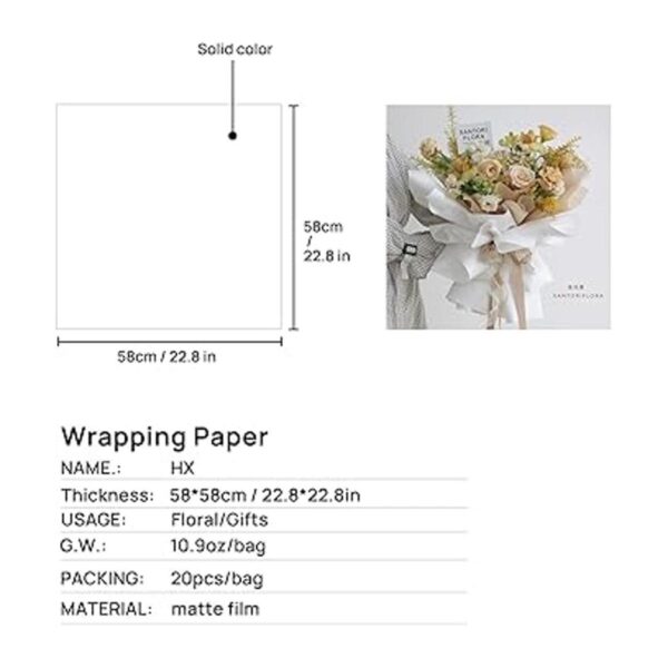 HYSSINOWRAP Floristas papel de regalo hecho a mano_6