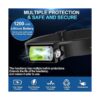 Paquete de 2 faros delanteros LED recargables con_3