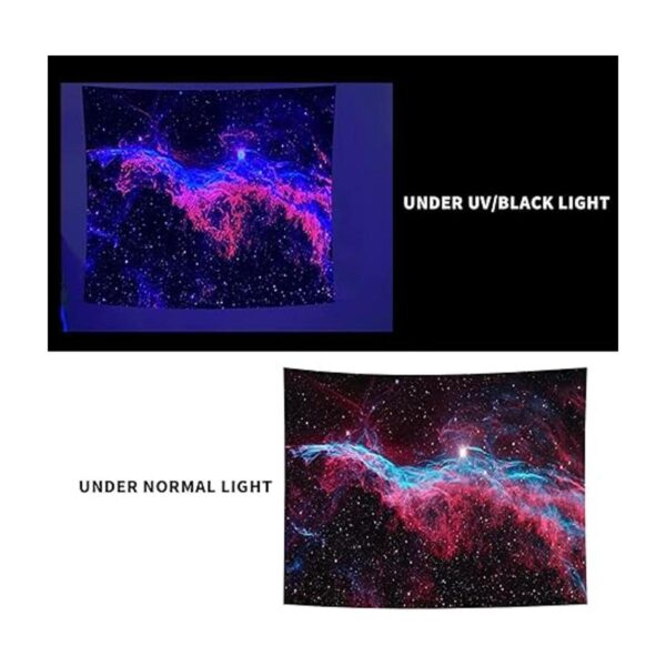 Psyhilar Tapices de luz negra que brillan en la oscuridad_2