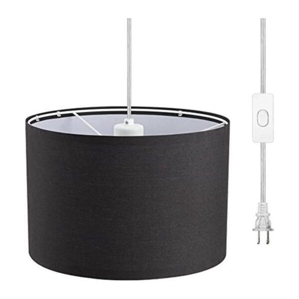 DEWENWILS Lámpara colgante enchufable con cable_1